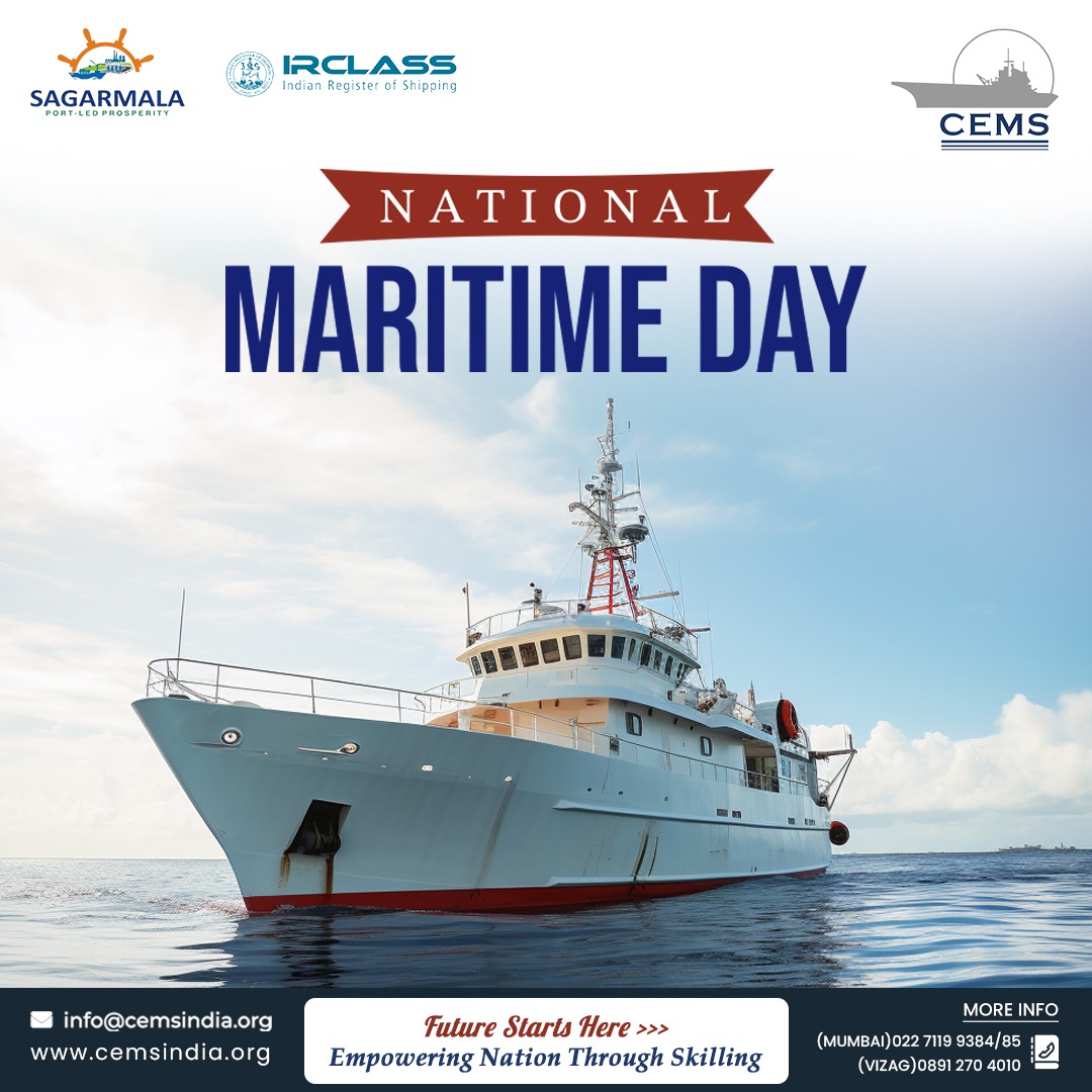 Setting sail towards a brighter future! Happy National Maritime Day from all of us at CEMS!

#NationalMaritimeDay #MaritimeHeritage #MaritimeIndustry #CEMSCelebrates