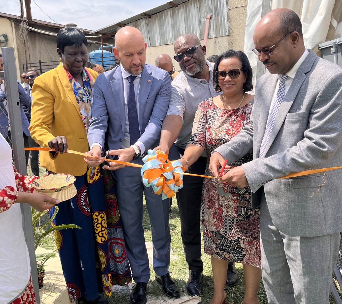 Happening Now ! The @ILO in partnership with @ethio_Industry and @Pf_Change is inagurating work place day care centers in two factories in Addis Ababa Special thanks to @NorwayMFA for the financial support. @MusindoAlexio @NorwayinAddis @ILOAfrica