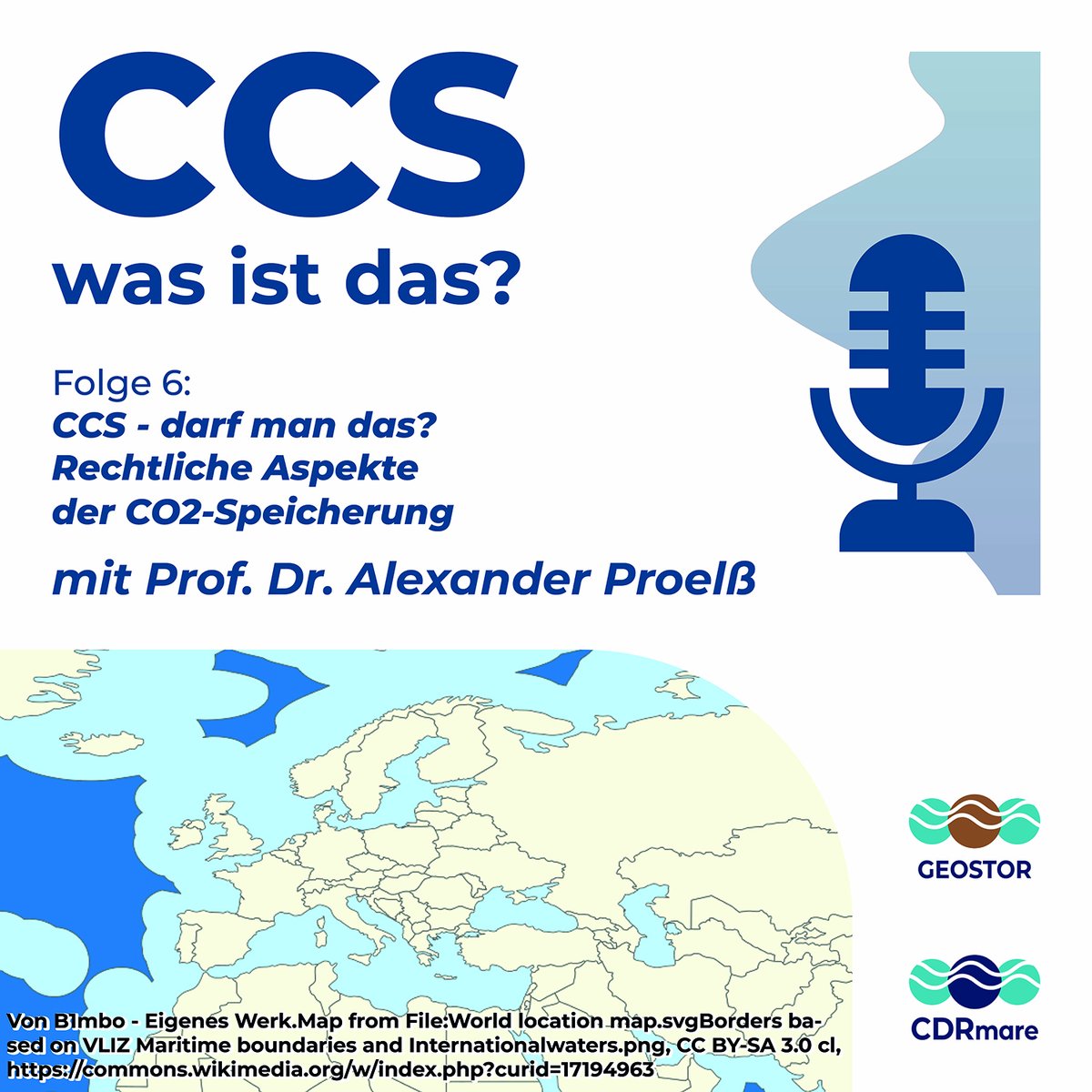Neue Folge im #GEOSTOR-Podcast #CCS-Was ist das?: Jurist Alexander Proelß @unihh @juraunihamburg spricht über die rechtl. Rahmenbedingungen einer CO2-Speicherung unter der dt. Nordsee & was noch passieren muss, bis diese durchgeführt werden kann? 👉youtu.be/HsICQw_B_4k?si…
