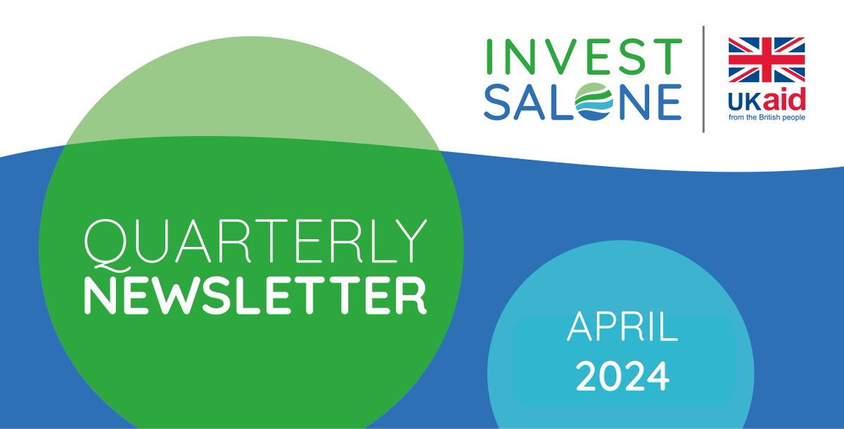 📰 The 10th edition of our quarterly newsletter is now live! ➡️ Read it here and sign up for all our latest news and publications: bit.ly/3VLoHny This quarter we share our latest results, our #IWD2024 campaign, two new publications and much more. #SaloneX