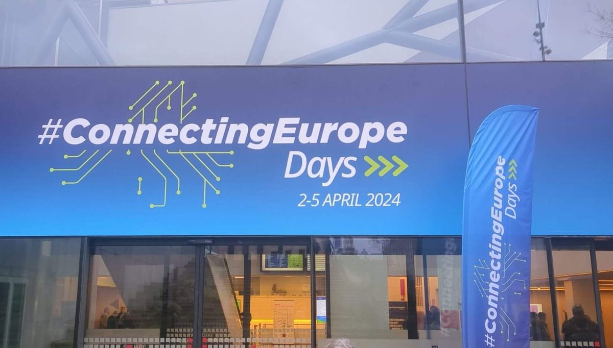 Delighted the #ConnectingEurope Days are hosted in #Hub4Brussels. Of course we're also present to hear Europe's plans on #mobility!