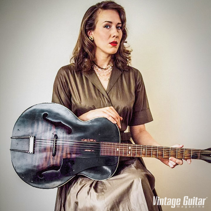 Brennen Leigh Country singer, songwriter, and guitarist, Brennen Leigh has no shortage of gifts, ably documented on her latest album, Ain’t Through Honky Tonkin’ Yet, and it’s heart-yanking single “Running Out of... @BrennenLeigh READ THE FULL ARTICLE: vintageguitar.com/61341/brennen-…