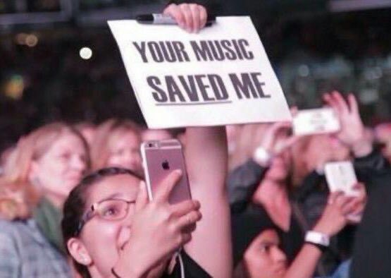 whose music has saved you?