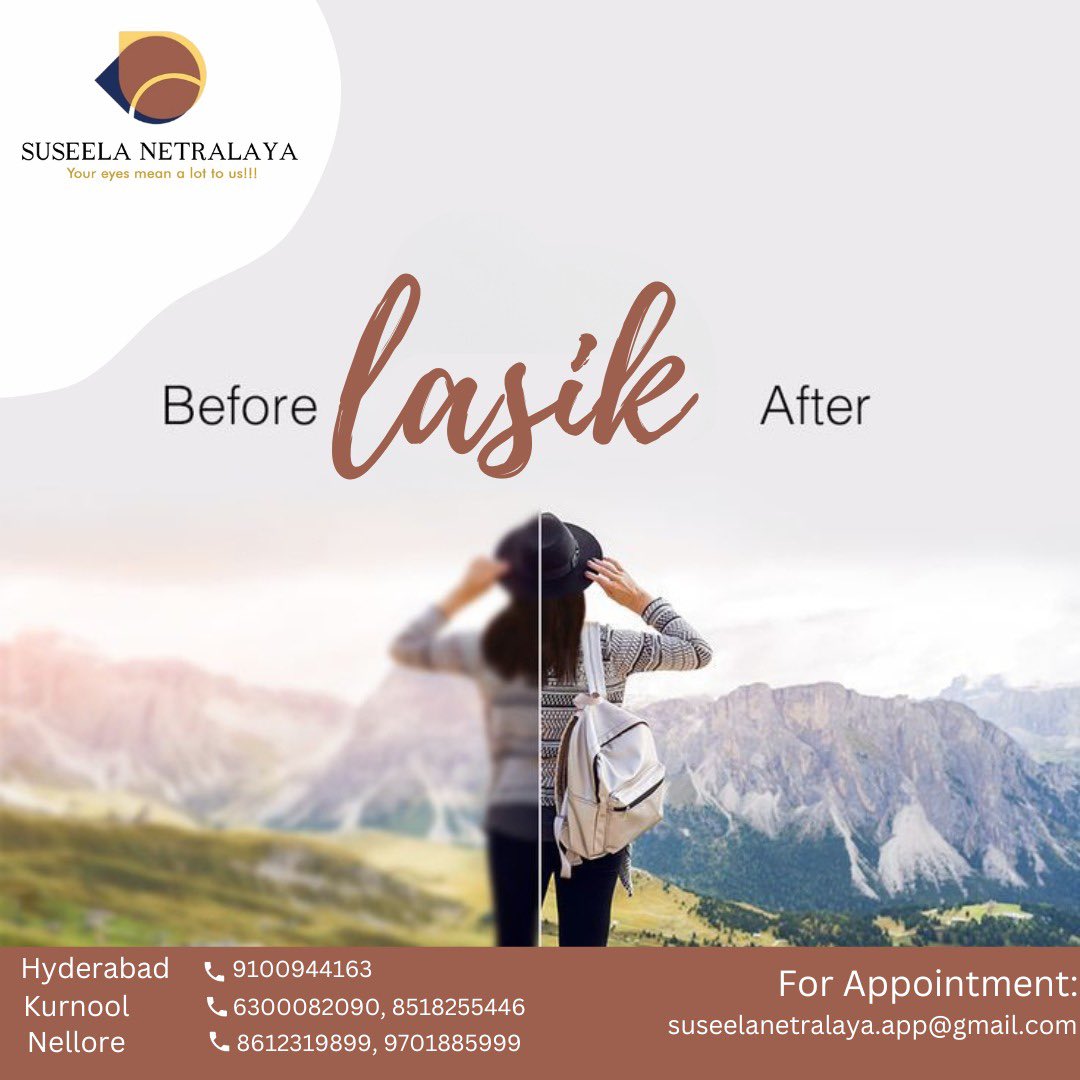 Transform your vision journey: Witness the remarkable before and after of LASIK at our eye hospital. Experience the freedom of clear vision.

 #healthyeyes #healthheckup #heathyeyes #AMDAwareness #glasses #professional #lasikeyesurgery #contactlens #eyetest #eyeproblems