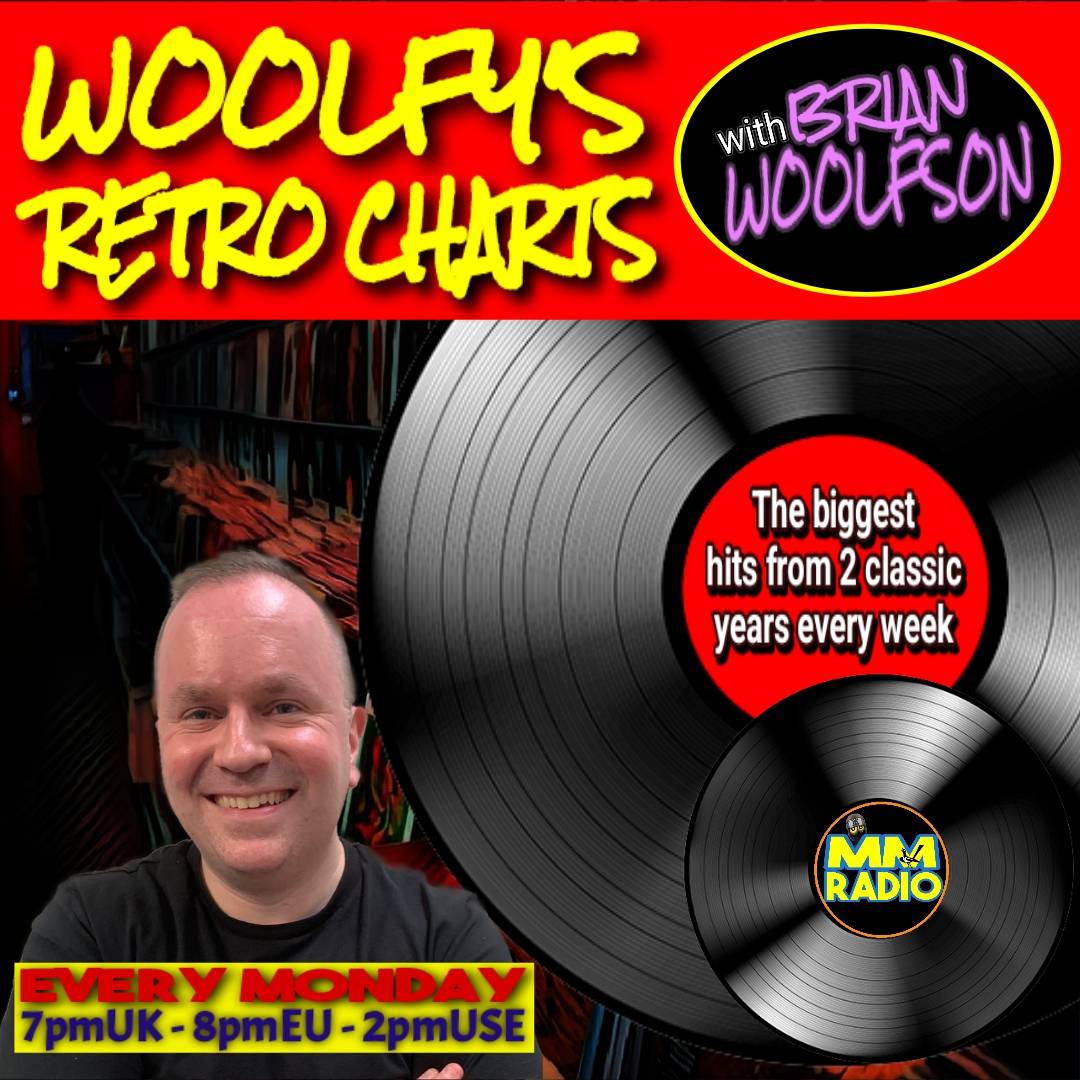 ☝️'WOOLFY'S RETRO CHARTS' with Brian Woolfson, featuring the top hits from two iconic years every week. ➡️AIRING Monday April 22 👉mm-radio.com @radiowoolfy @dorner_martina @caravanmediapr @mstradmusic @magpie_sally