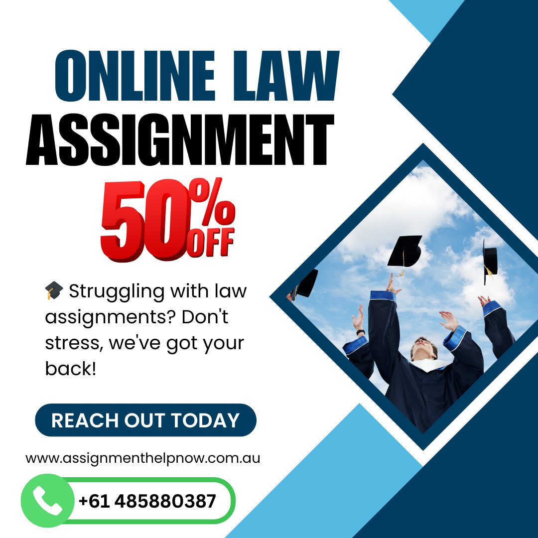 assignmentnow1's tweet image. 📚 Our team at Assignment Help Now offers top-notch Online Law Assignment Help in Sydney

assignmenthelpnow.com.au/law-assignment…

#LawAssignmentHelp #Sydney #AssignmentHelpNow #LegalStudies