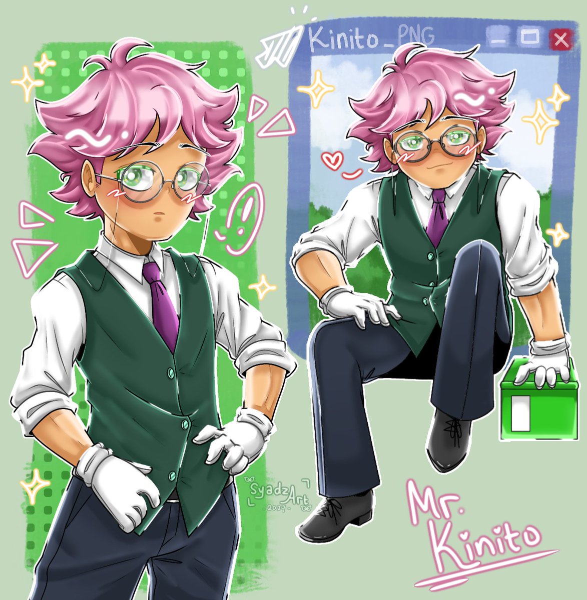 SyadzaA's tweet photo. Kinito in my Art Style :3
💖😏💐👍🥴
.....
#kinitopet #Kinitopetart #Kinito #Fanarts #ibisPaintX #art https://t.co/nZ1PeCuwUL