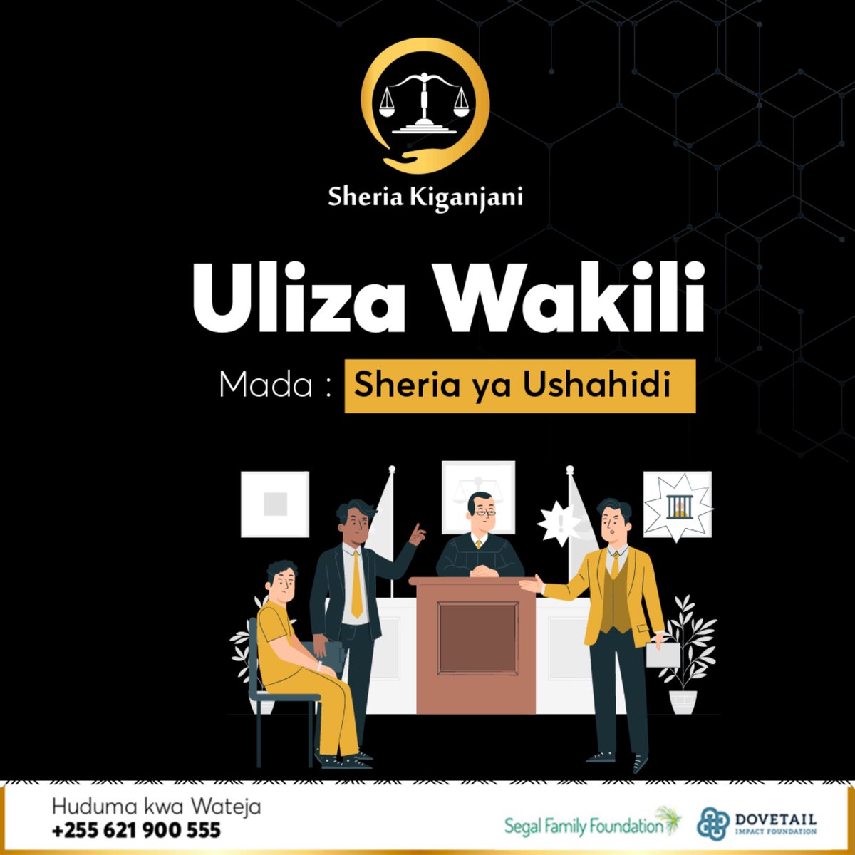 ULIZA WAKILI DAY! Tunakaribisha maswali kuhusu SHERIA YA USHAHIDI kupitia komenti au kutuma ujumbe binafsi bila malipo yoyote. #sheriakiganjaniapp #sheriakiganjani #skulizawakili #freeday #legaltech #legalgurus #kaributukuhudumie #freeday #maswalinamajibu #sheriayaushahidi