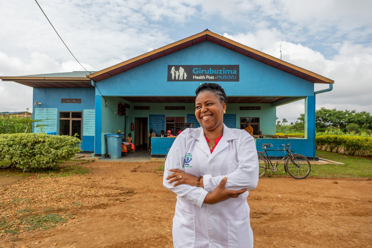 'This is not just a profession, it’s a calling ; so when you join this profession, you enjoy it.” - Yvette Niyonziza, a nurse & manager of Musovu Health Post. This #WorldHealthWorkerWeek, let's honor the dedication and compassion of health workers. Thank you for your service🙏