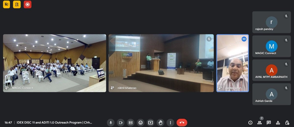 . @MAGICIncubation Business Incubator SME Accelerator in association with @macaurangabad, @FollowCII , @CMIAAurangabad, MASSIA & @lubindia and in partnership with @India_iDEX and @MSInSociety hosted an outreach program for the eleventh edition of DEFENCE INDIA STARTUP CHALLENGES…