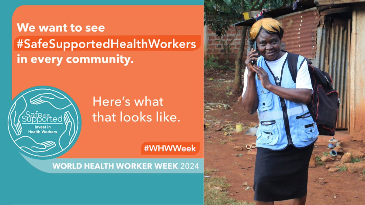 Let's support #SafeSupportedHealthWorkers! Many, especially women, are underpaid or unpaid. In a world where they are frontline heroes, this is unacceptable. 

Read Joyce's inspiring story & join #WHWWeek to honor health workers' dedication.
livinggoods.org/media/a-day-in…
#WHWWeek