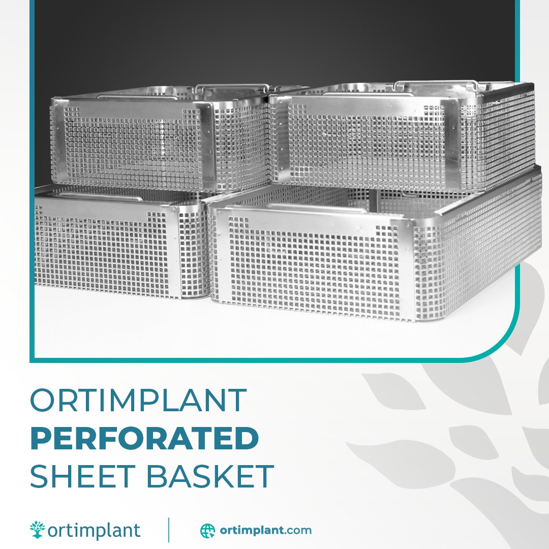 Ortimplant perforated sheet basket is used for grouping, cleaning and transporting surgical hand tools and equipment in sterilization containers.

For more information;
ortimplant.com

#sheetbasket #sterlization #medicaldevices #Ortimplant