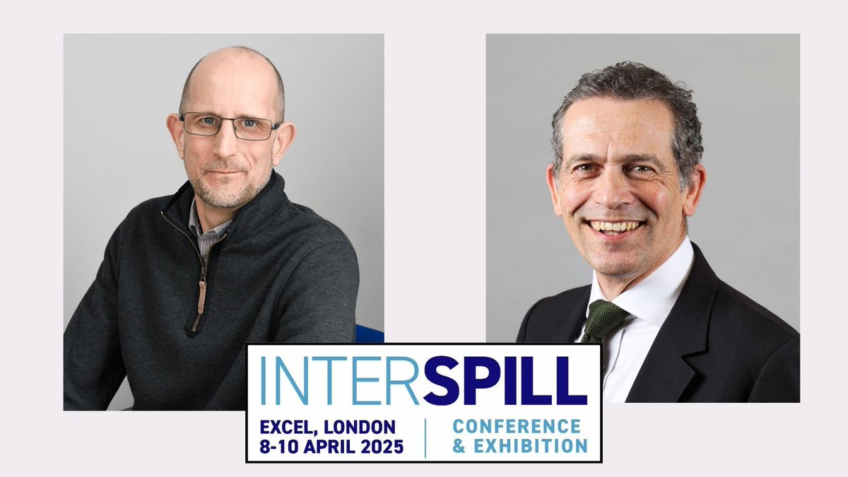 📢 We are delighted to announce the new Chairs to Steer the Interspill 2025 Conference Committee ➡️ Dr Rob Holland, the Science, Technology and Stakeholder Engagement Manager at @oilspillexperts ➡️ Richard Johnson, the Technical Director of ITOPF Visit: buff.ly/3JkyRnL
