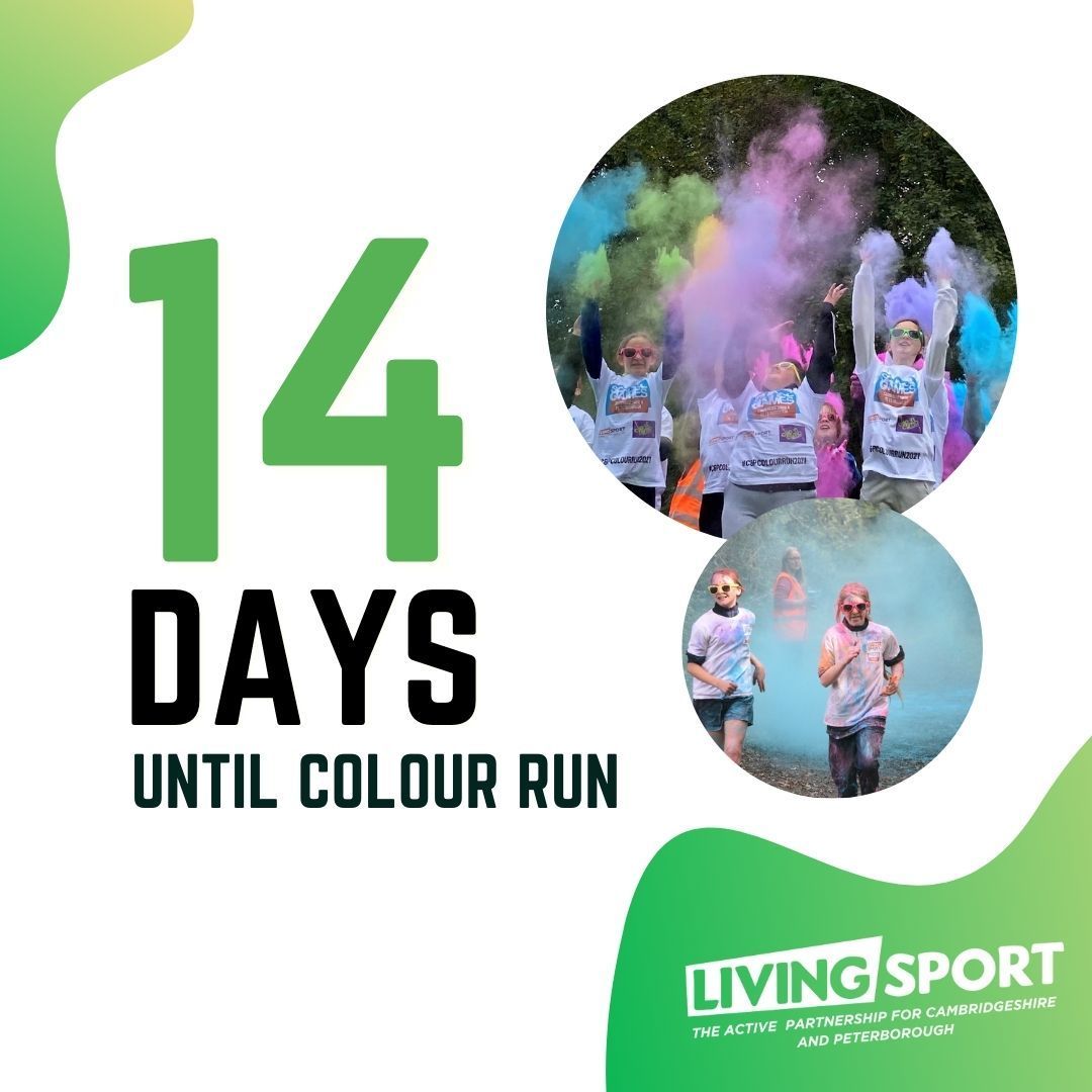 2 weeks to go to get covered in paint! Living Sport is delighted to invite our local and national partners to deliver some pop-up and interactive activities at the Colour Run and offer the year 7 students a chance to explore new physical activity opportunities. We can’t wait!