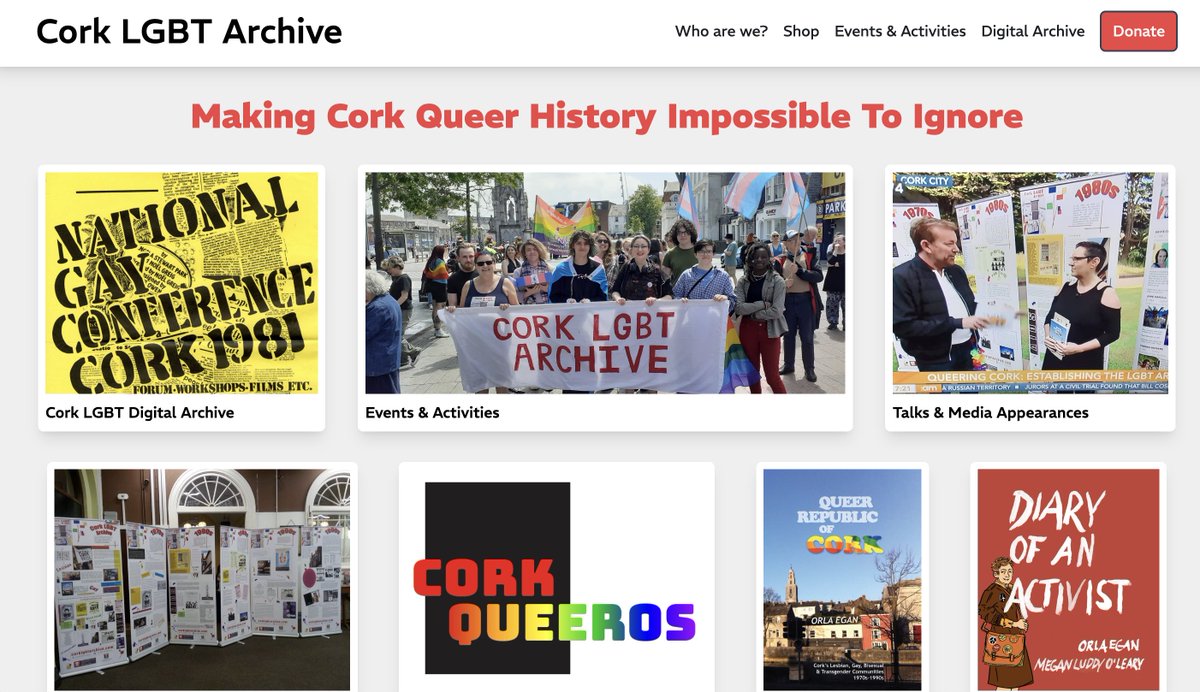 Cork LGBT Archive is seeking a part-time temporary Digital Archivist funded by @HeritageHubIRE Contact info@corklgbtarchive.com for details