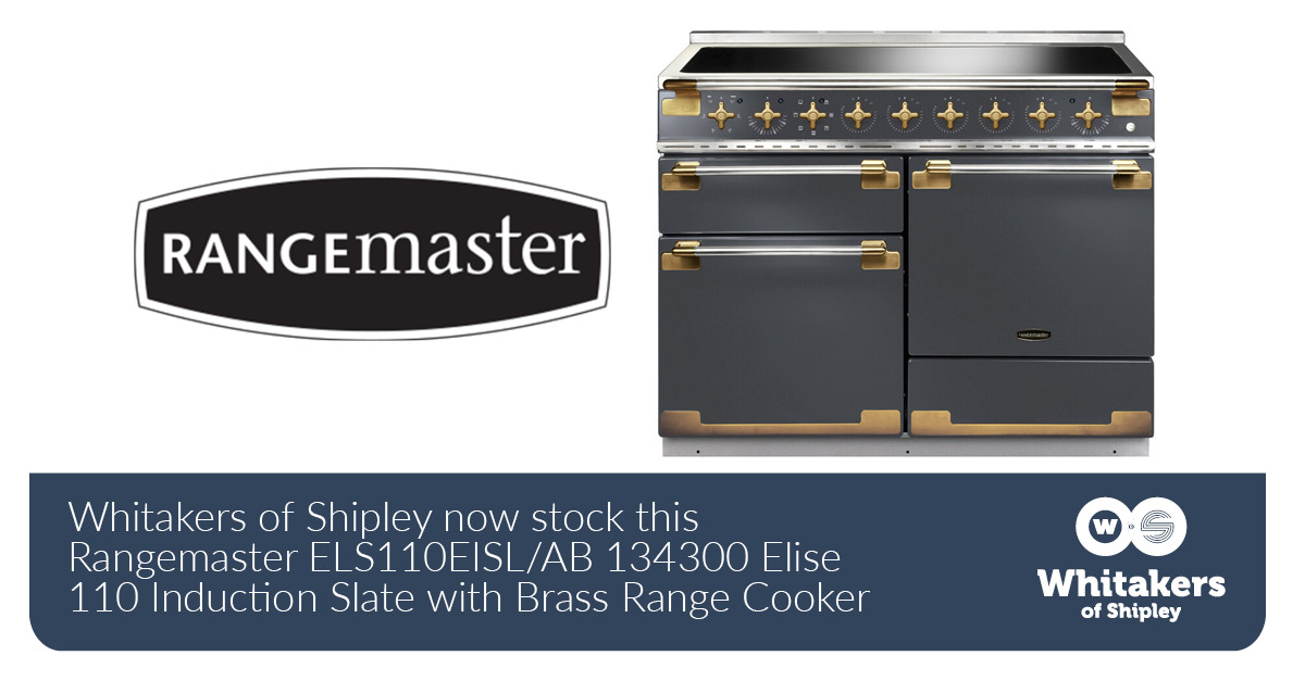 WhitakersOS's tweet photo. We have this #Rangemaster ELS110EISL/AB 134300 Elise 110 Induction Slate with Brass Range Cooker in stock for immediate delivery!

Get in touch with us on 01274 584709. 

#Cooker #RangeCooker #KitchenAppliance https://t.co/SxVsnUQbEe