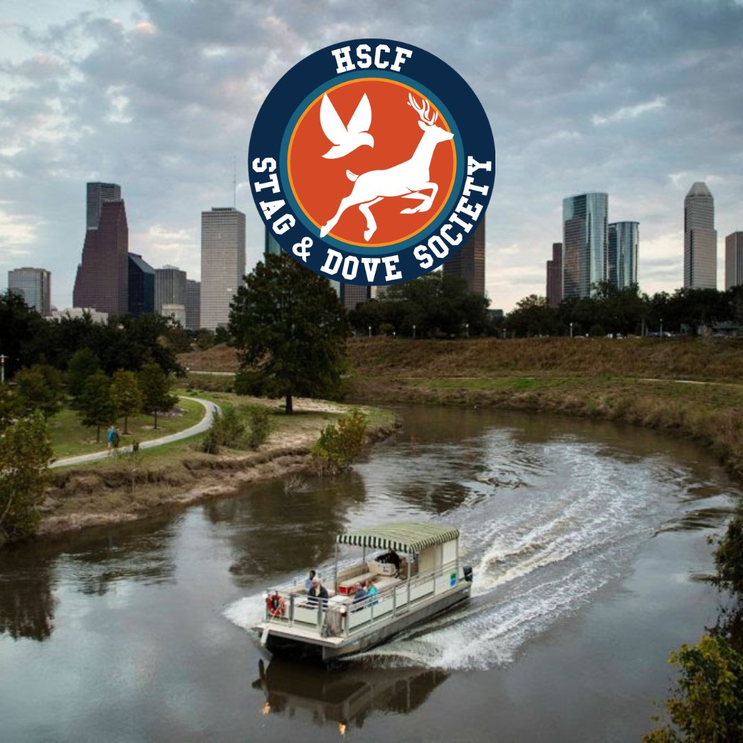 HSCF Stag & Dove Society Private Pontoon Boat Tour of the Buffalo Bayou
April 25 @ 5:30 pm - 10:00 pm

The boat can accommodate 21 guests and outside food and beverages are welcome.

SIGN UP NOW:
hscfdn.org/calendar/hscf-…