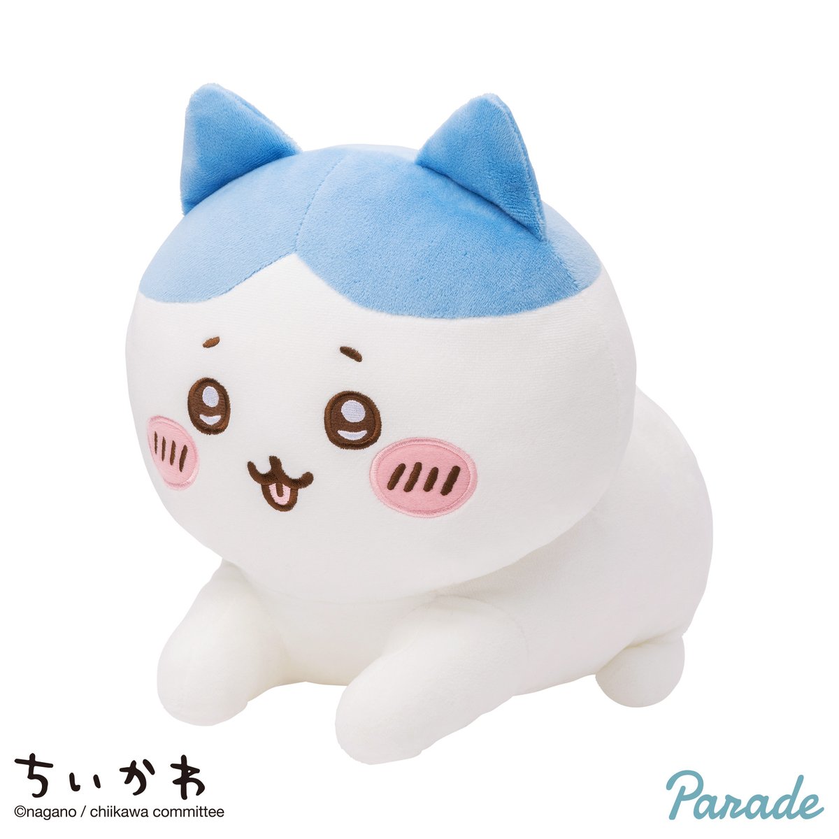 parade_prize's tweet photo. ｢ちいかわスフィンクスなハチワレBIGぬいぐるみ｣が新登場✨
スフィンクスのポーズをしたハチワレがとってもキュート！
ぜひGETしてみてね🎮

※４月下旬より全国のゲームセンターにて順次展開予定

公式HPはこちら
https://t.co/NyZr8Ekyts
#ちいかわ #ハチワレ＃プライズ https://t.co/xaiUZz2BTH