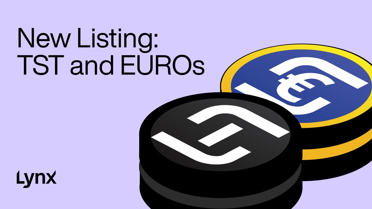 🎉Welcome TST and EUROs, the newest collateral assets on Lynx by @thestandard_io. Only on @arbitrum🫡 1️⃣Trade perpetuals on BTC, ETH, and other assets using your TST and EUROs tokens 2️⃣Earn trading fees as a TST and EUROs liquidity provider Read More👉medium.com/lynx-finance/p…