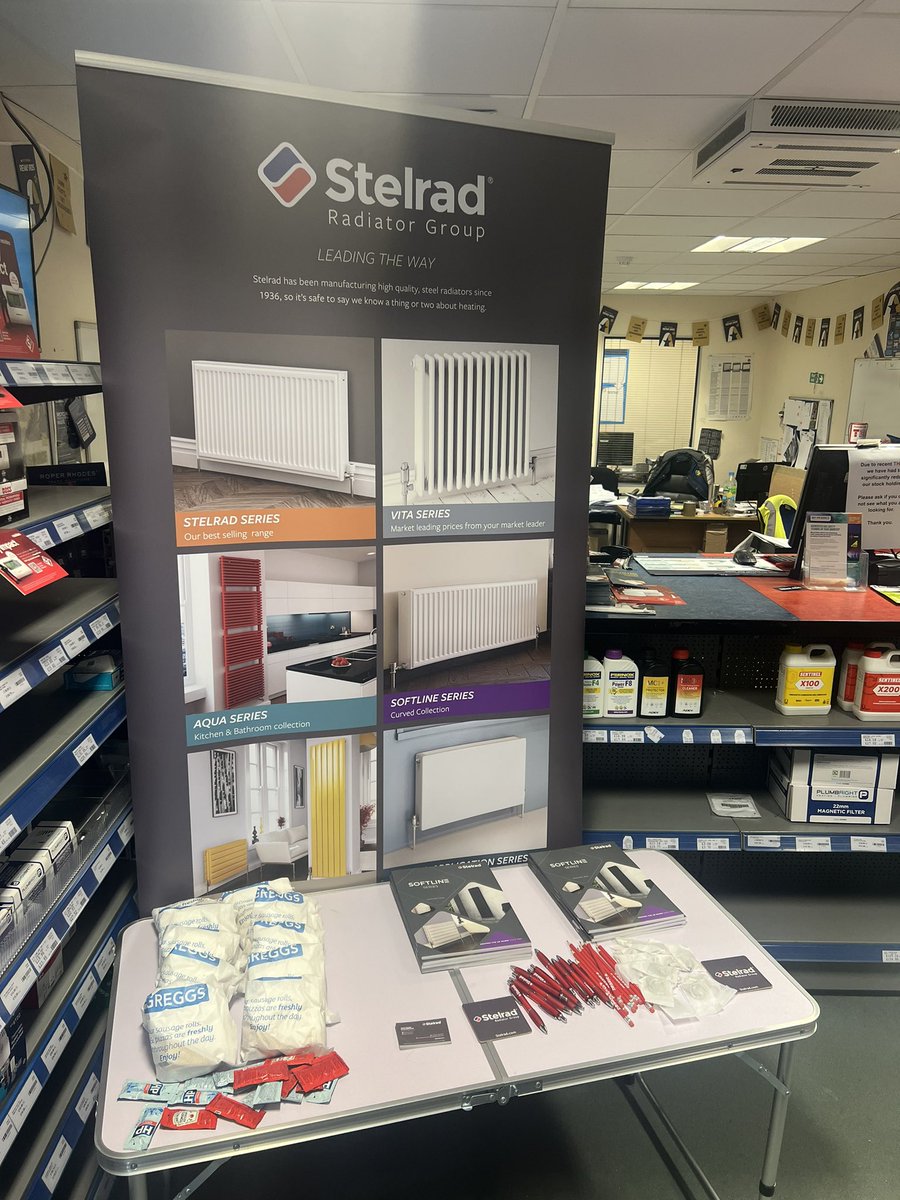 Matthew Bainbridge - Stelrad North (@stelradnorth) on Twitter photo At City Plumbing Blackpool this morning. Come down for a sandwich and a chat about our ranges. <a href="/Stelrad/">Stelrad Radiators</a> At City Plumbing Blackpool this morning. Come down for a sandwich and a chat about our ranges. <a href="/Stelrad/">Stelrad Radiators</a>