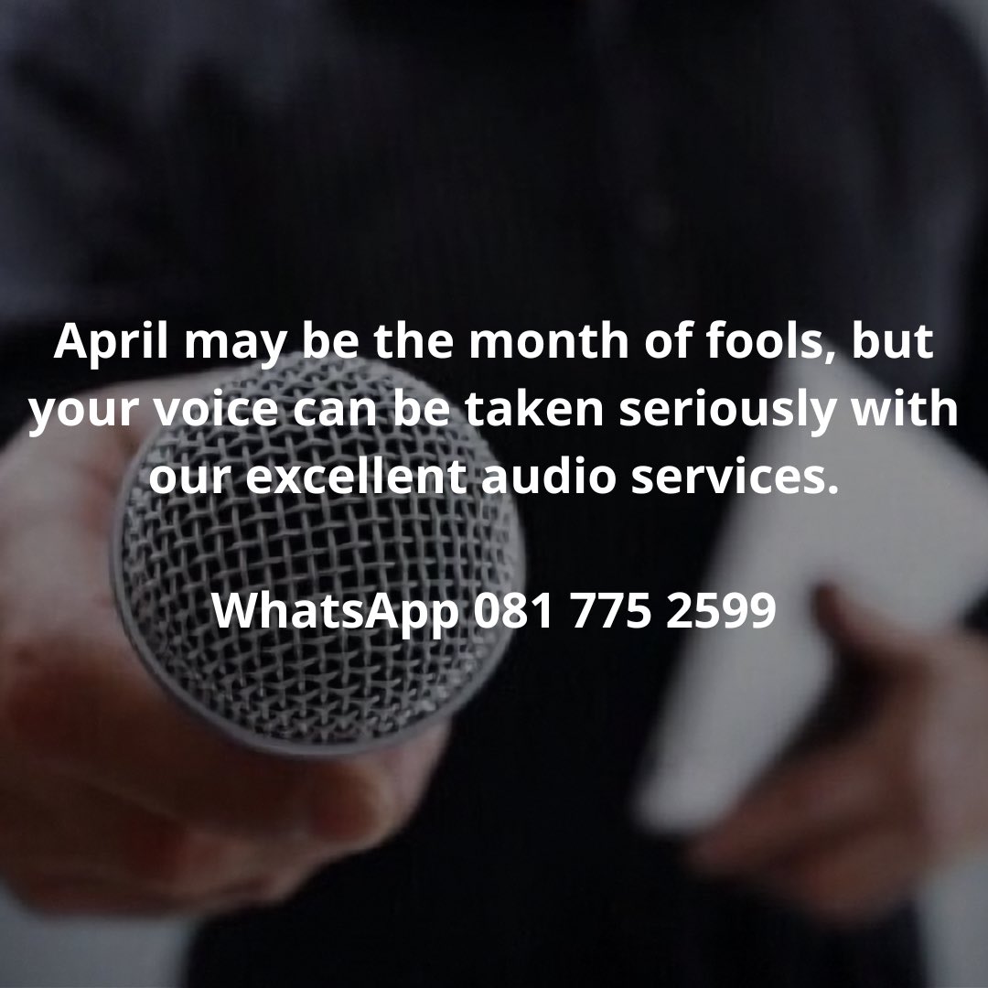 April showers bring creative powers! Dive into the season of inspiration with our video and audio production expertise. Let's make your vision bloom!
#ShiluvaFStudios #AudioExcellence #Aprilfools