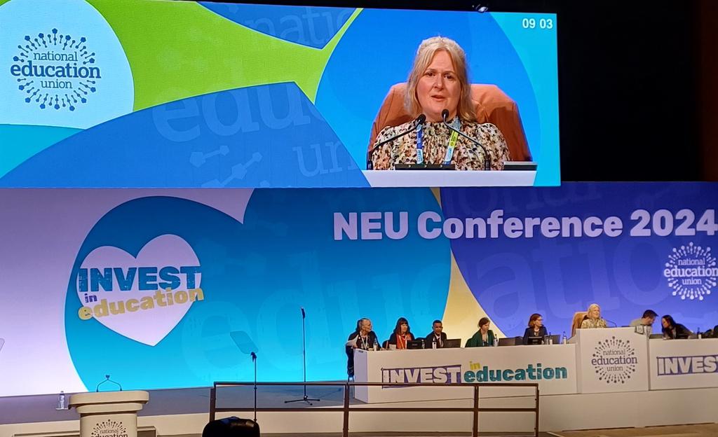 NEUindeSector's tweet image. The @NEUnion National Conference 2024 is just starting. Looking forward to a week of debate and discussion.
#NEU2024
#ValueEducators
