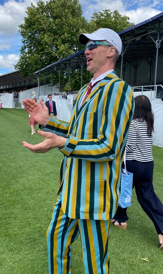 There are 90 sleeps to Henley Royal Regatta 2024. #HRR24 Captured on camera: The HRR Charades mime for “carrying a large pitcher of Pimm’s through the crowds in Fawley Bar..” 📸@rowfairies