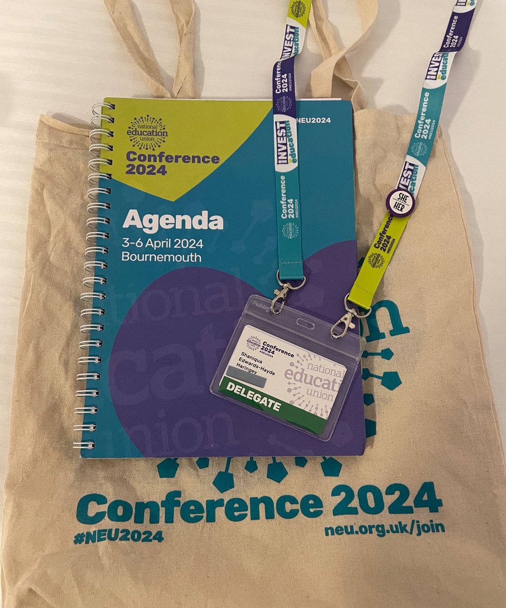 Happy to be in Bournemouth for #NEU2024 conference 🥰✊🏿.