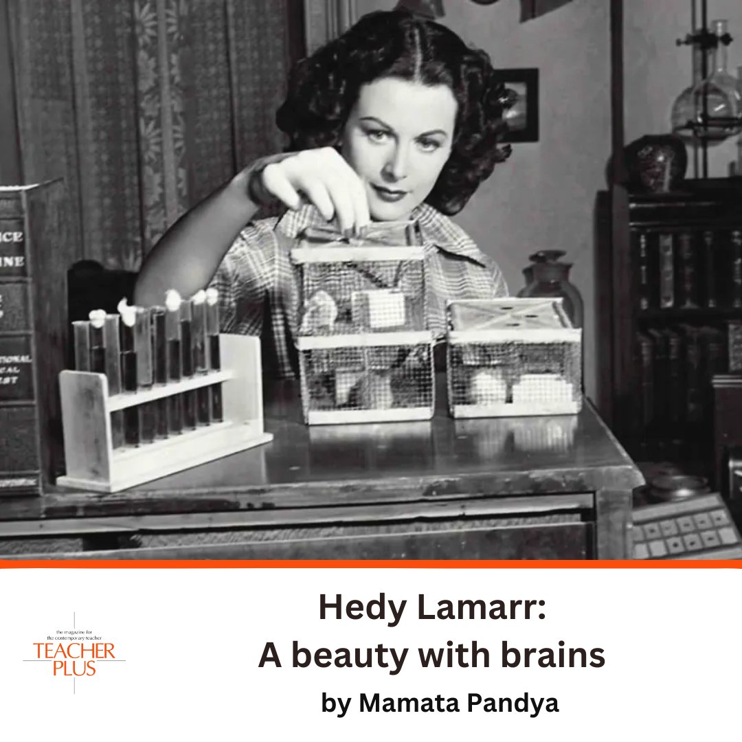 Actress #HedyLamarr wasn't just a Hollywood star—she was also an inventor who played a crucial role in frequency hopping, a technique that paved the way for WiFi. Mamata P shares more about Hedy’s life here: bit.ly/3U1m3sf

#WomenInTech #TechWomen #TeacherPlus