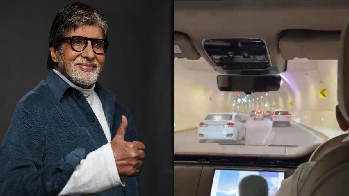 Amitabh Bachchan Ne First Time South Mumbai Ke Coastal Road Tunnel Se Travel Kiya A Marvel Bataya

Read Full News: bit.ly/3TFkdMx

#AmitabhBachchan #BollywoodLegend #CelebrityTravel #CoastalRoadBeauty #CoastalRoadTunnel #IconicJourney #MarvelousExperience