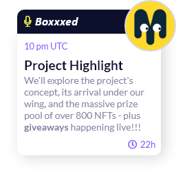 Don't miss Boxxxed Animals are covered in <a href="/hodlersmarket/">HODLer's ∞</a> 24 hour $ICP livestream (link in their bio for YouTube)

This is also the start of giveaways 🎁
Still holding +800 #ICP NFTs in Prize Pool

PS) You still have your XP in the new Discord server (increase odds for winning)