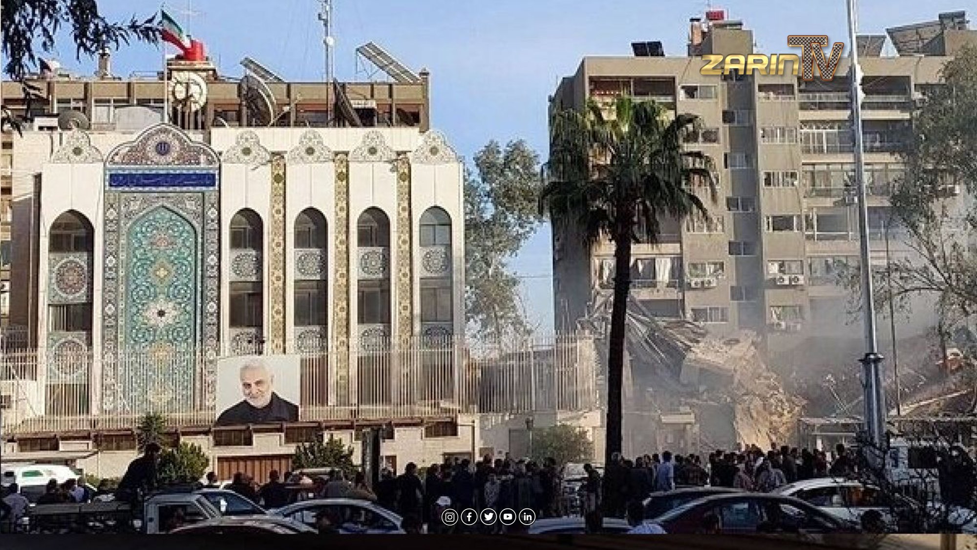 محکومیت حمله اسرائیل به کنسولگری ایران در دمشق