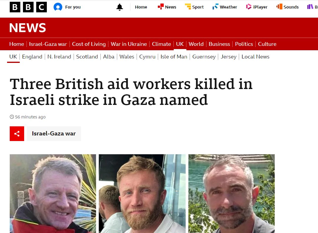 Israel kills white people in Gaza and the genocide is back as a main headline on the BBC website. I am of course sad for their death, a long with the over 40,000 innocent Palestinians including my brother