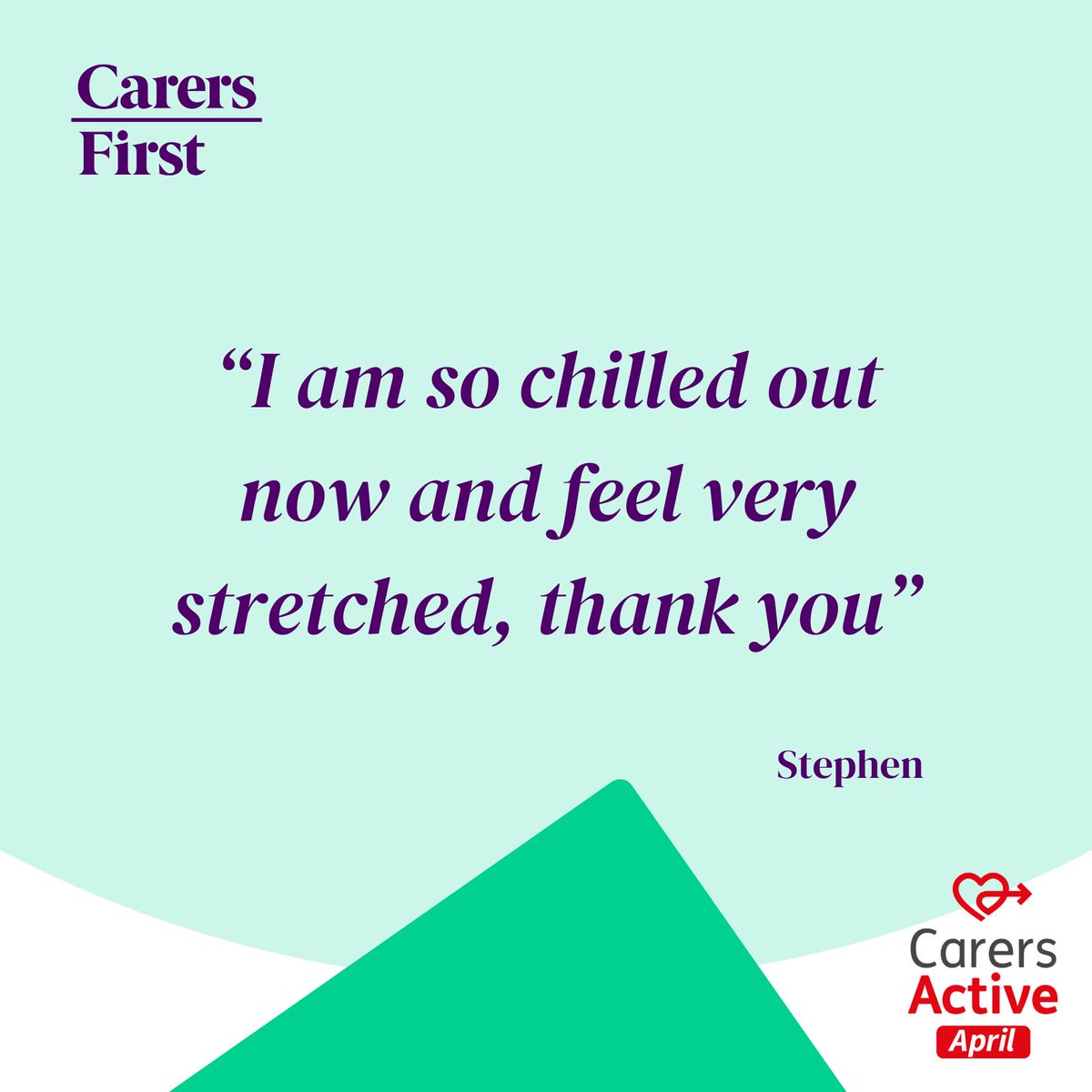 Welcome to Wellness Wednesdays, a day dedicated to sharing the benefits of staying active and taking care of yourself. See what one of our carers had to say about the benefits of our online Care2Relax Pilates. Share below your tips for staying active! #ActiveApril @CarersUK