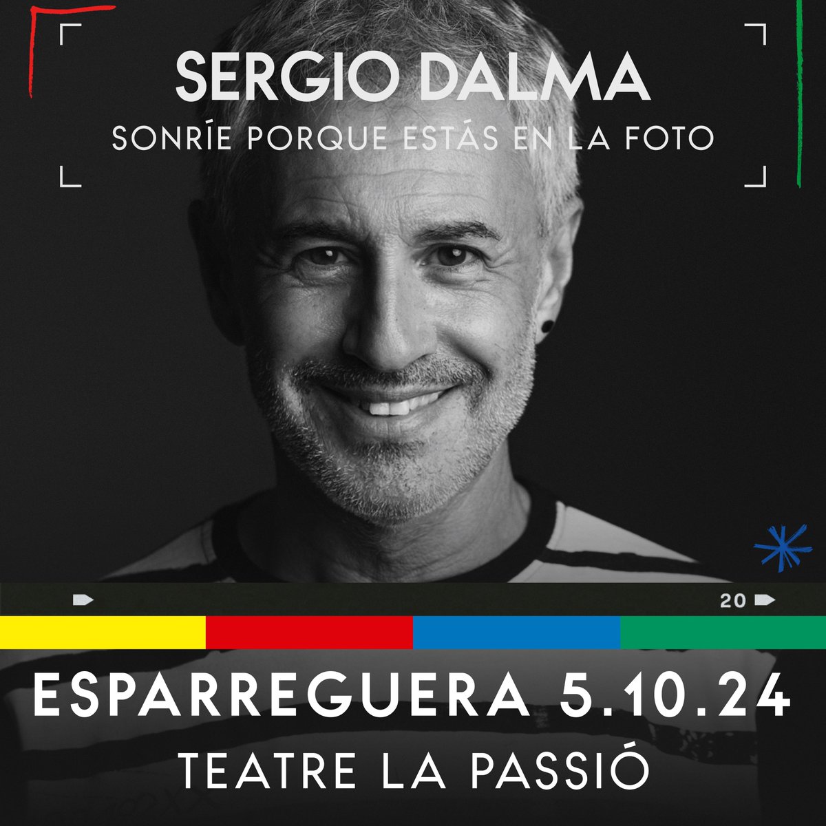 SDalmaoficial's tweet photo. ¡NUEVA FECHA! ESPARREGUERA 💥 

🟢 5 de octubre - ESPARREGUERA - Teatre de la Passió
🎫 Entradas a la venta a partir del viernes 5 de abril a las 10:00 horas 
🌐 https://t.co/WIxqb50S86

✅Compra tus entradas solo en los puntos de venta oficiales 

#GiraSonriePorqueEstasEnLaFoto https://t.co/69dDX1fhdW