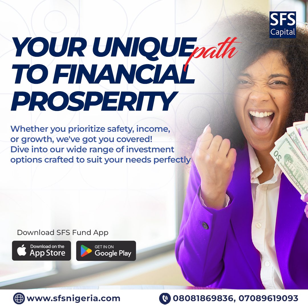 Discover personalized investment solutions for every goal – safety, income, or growth📈

Let’s build your financial future together!

#ThinkSFS #financialfreedom #investmentmanagement