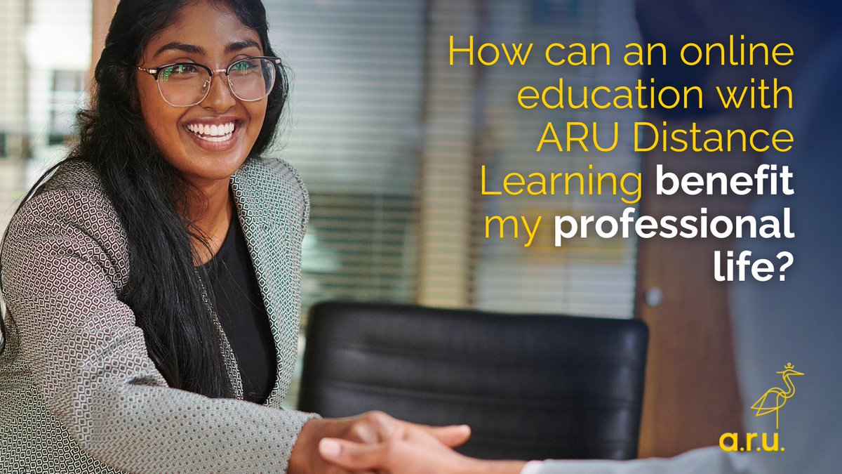 Seamlessly balance your professional duties with continuous education and forge invaluable industry relationships through our interactive platform. Turn your career dreams into reality today! Find your course today > aru.li/3R4hZGP #WednesdayWisdom #DistanceLearning