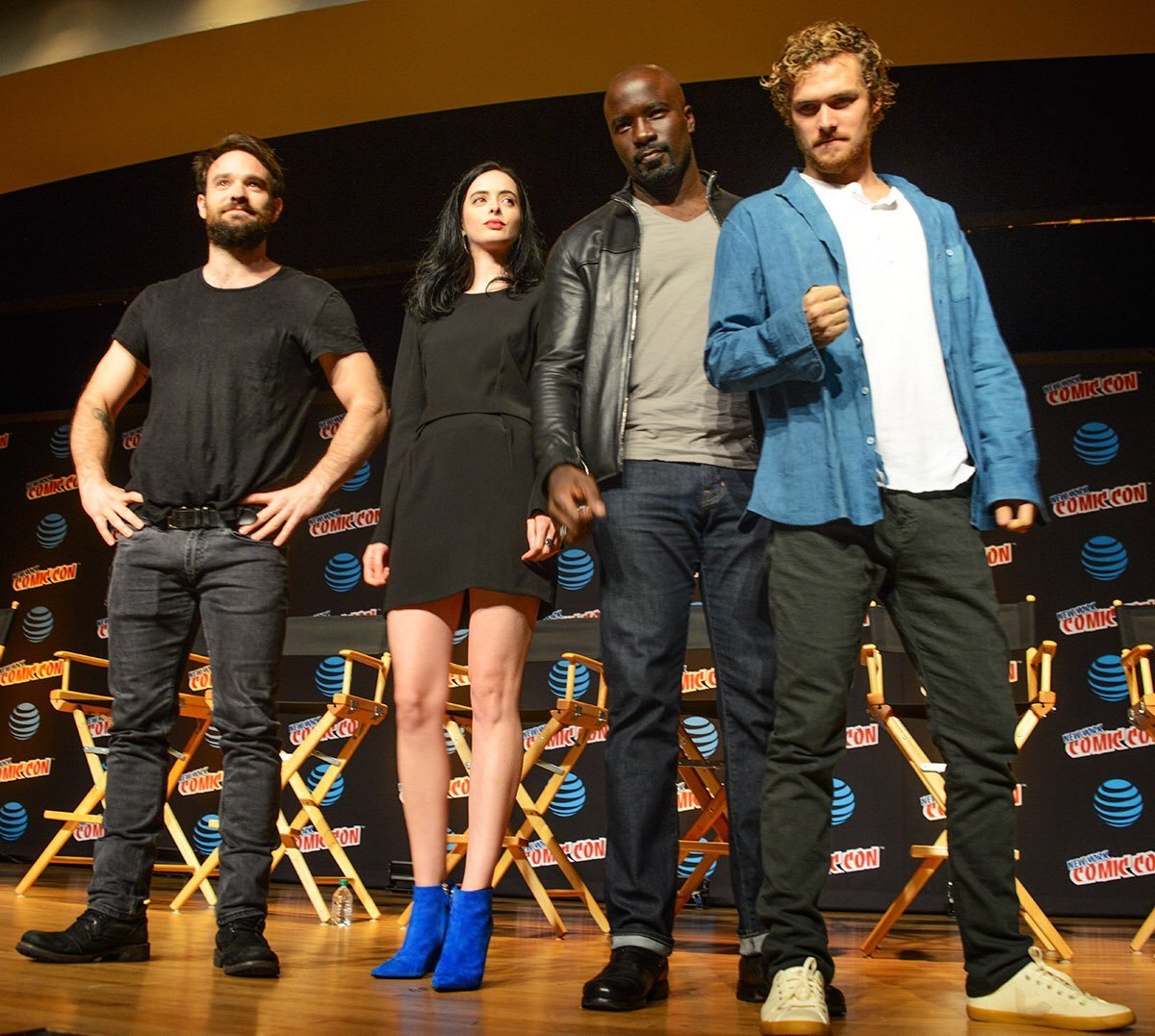 The Defenders cast at NYCC (2016)