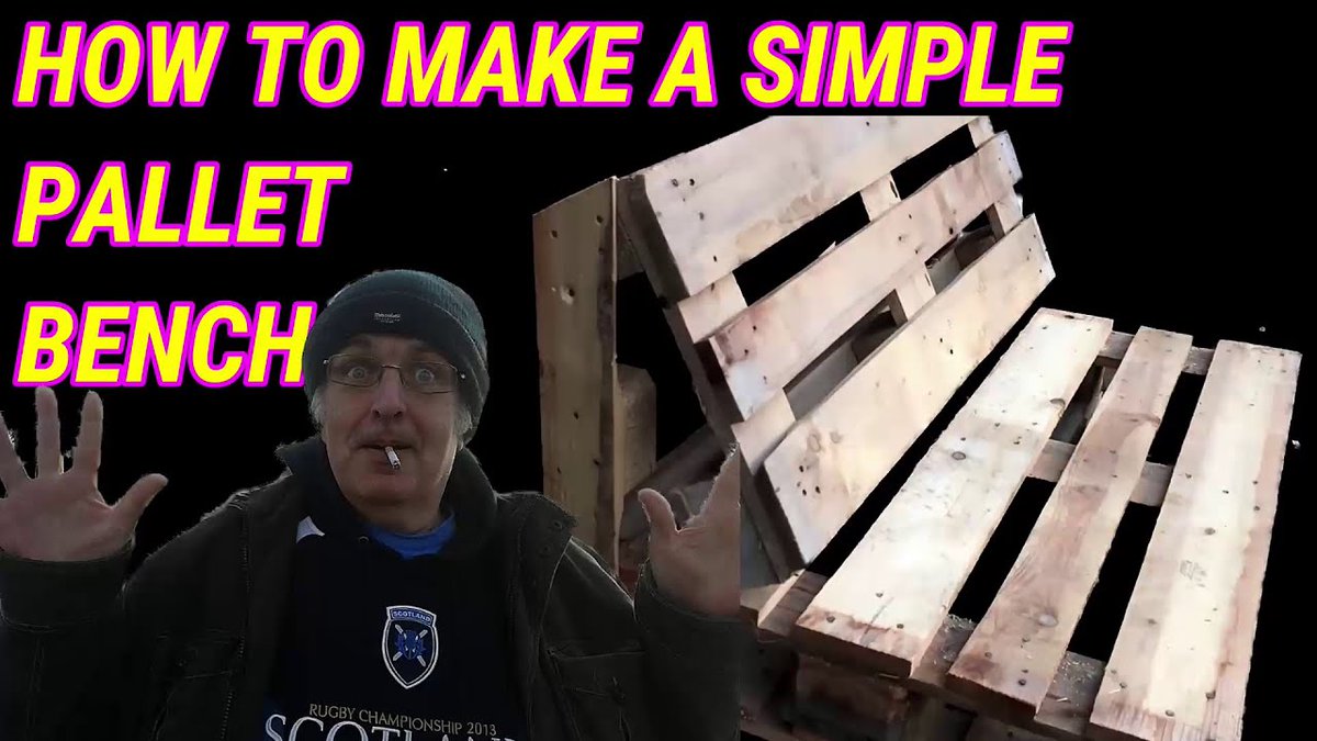 How To Make A Pallet Wood Bench 3 Euro Pallet Project @palletwoodcamper youtu.be/HGsF6Jqlg78?si… via @YouTube click link to view #garden #gardenideas #how #howtomake #diy #wood #woodworking #love #pallets #palletfurniture #palletwoodprojects  #youtube #youtuber #instagood