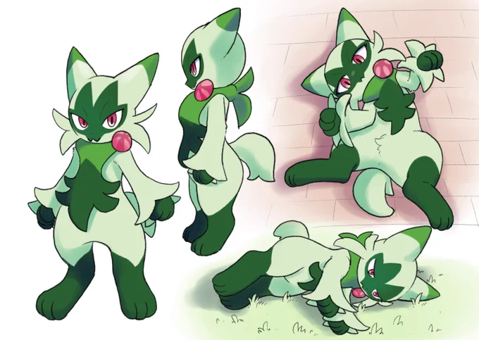 Floragato is one of the best cat Pokemon 