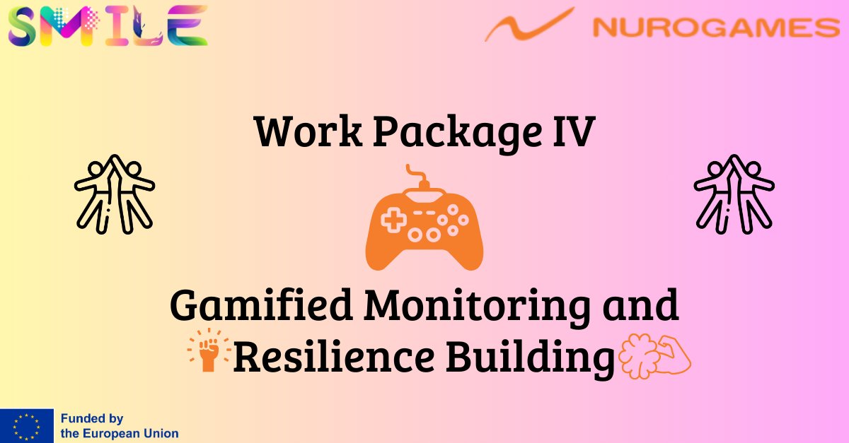 4️⃣ Get introduced to our #WorkPackages[4/8] Innovation into action in WP4: Tools for psychological distress, anxiety, and depression in #adolescents🧠Using #AI, we collect #digitalbiomarkers for early stress detection🔍WP 4 is led by @nurogames🎮#SMILESeriousGame #SMILEConcept