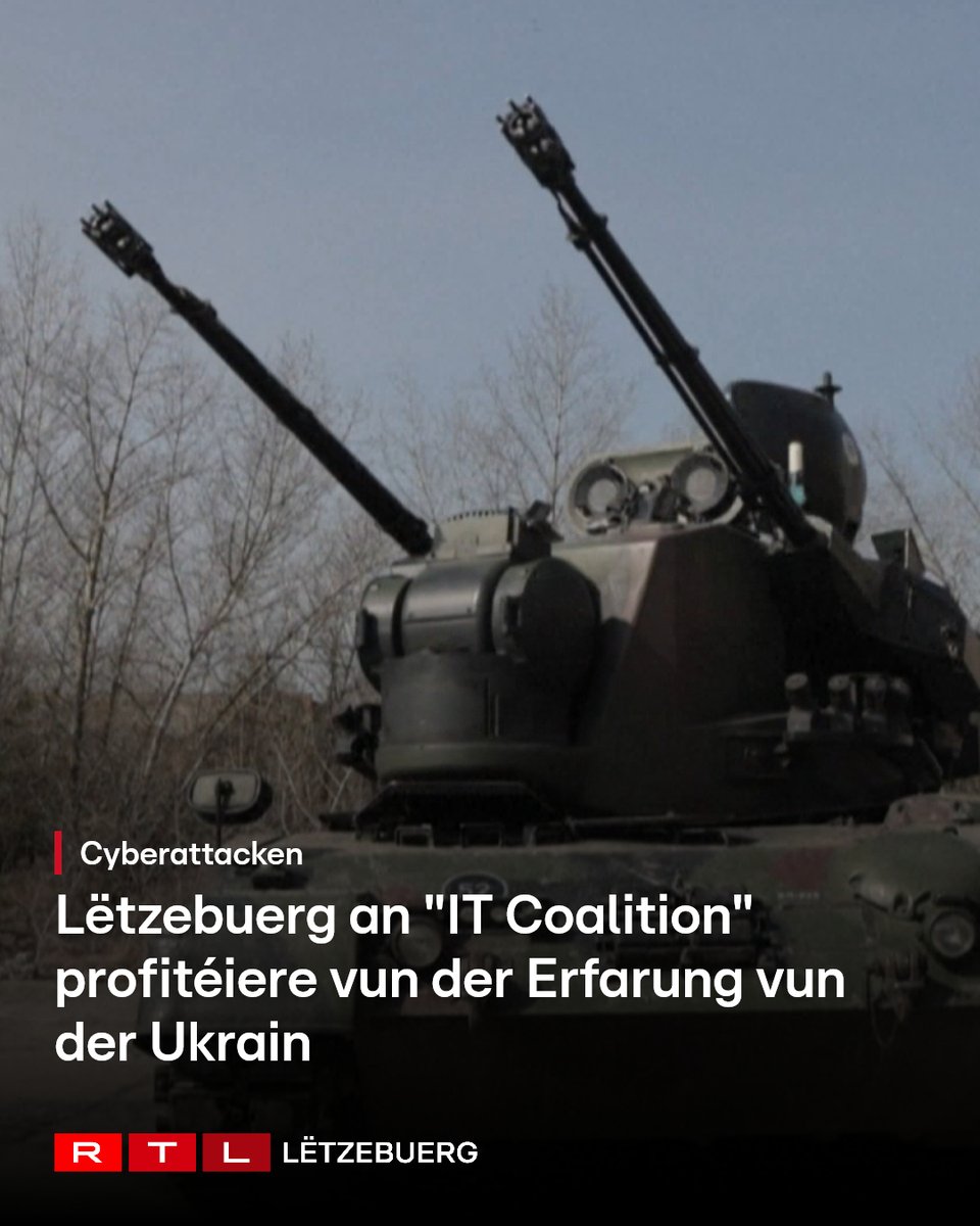 Lëtzebuerg huet zesumme mat Estland de Lead an der 'IT Coalition' fir d’Ukrain. rtl.lu/news/national/…