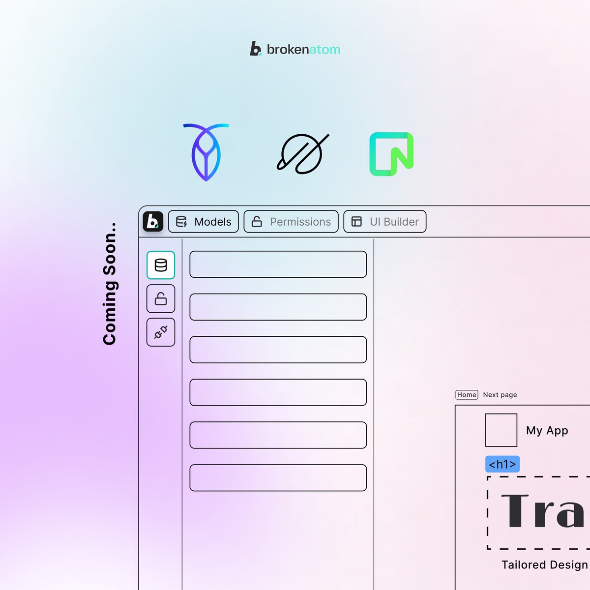 brokenatom_io's tweet image. Get ready to unlock the power of data!  Our upcoming database integration👨‍💻 will empower you to build robust, scalable applications with Brokenatom.💽  Stay tuned for more details! 

#NoCode #Innovation #ComingSoon #brokenatom #builtonbrokenatom