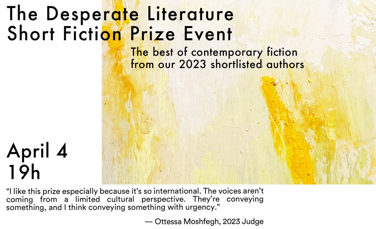 EVENT TOMORROW NIGHT @BurleyFisher to celebrate our 2023 shortlist collection! With @Andrea__Mason, @ngfclark, @NickPetty6, @NaomiWoodBooks and Dizz Tate!