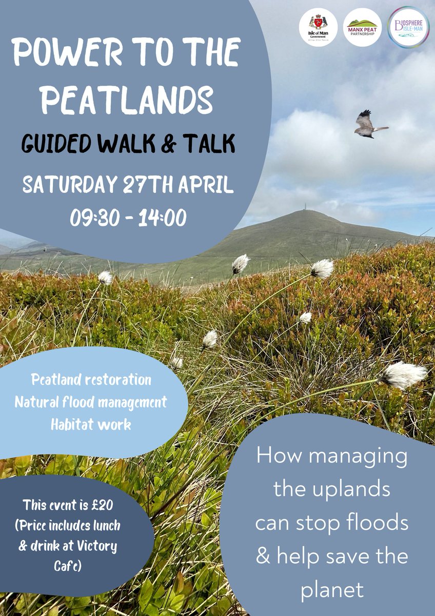 Join this exciting event focussing on the importance of peatlands. We will lead you across the beautiful upland estate, offering you the opportunity to learn about the significance of peatlands and the role they play in our ecosystem. Click here to book: eventbrite.com/e/power-to-the…