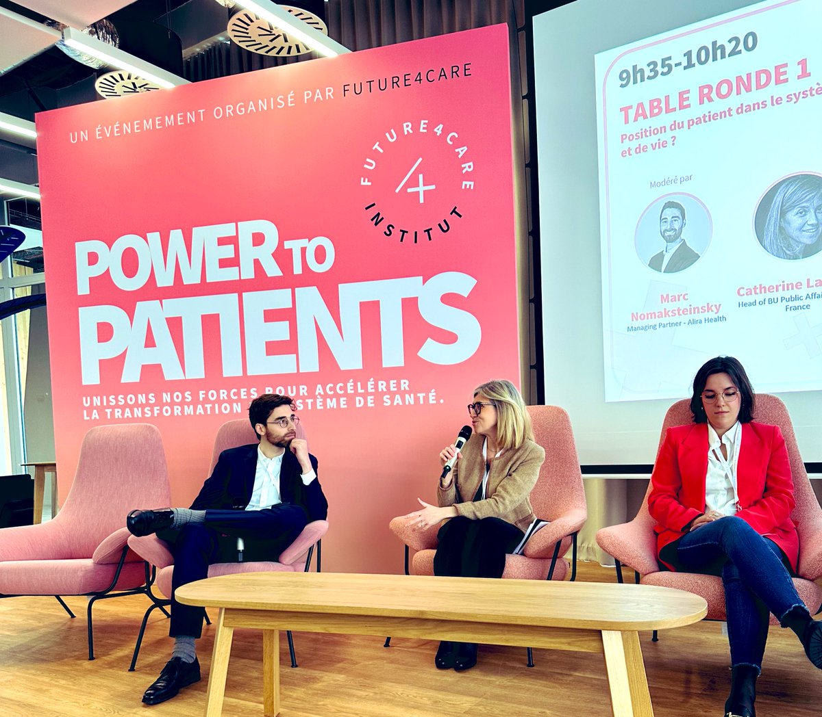 ⚡️#Future4Care #PowertoPatients

« Écouter la parole des #patients, connaître leur vie, leurs contraintes et surtout échanger sur le protocole d’essais cliniques pour mieux l’intégrer » 

Catherine Labarre Baudant - Head of BU Public Affairs @SanofiFR

#medecine #patientcentric