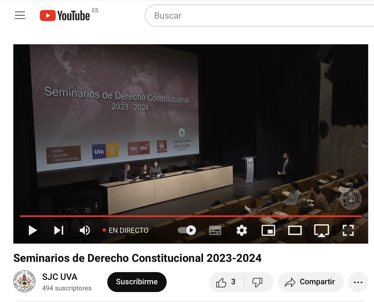 revistaTRCUNED's tweet image. interviene el equipo que analiza el derecho de igualdad
@a_d_castrillo @UVa_es 
seminarios de derecho constitucional