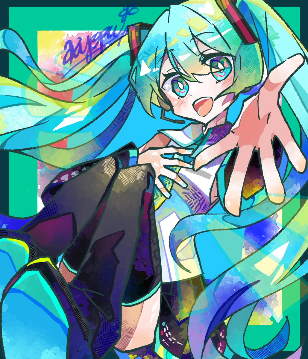 cure5rin's tweet photo. #MediBang #初音ミク
ミクちゃん❗️ https://t.co/ttpKg7TbCj