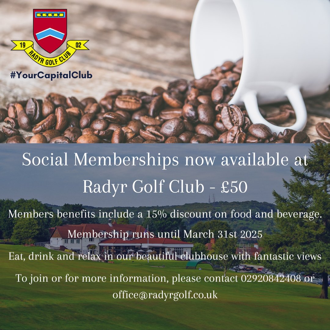 Social memberships are available for 2024/2025, please see below poster for more information #YourCapitalClub