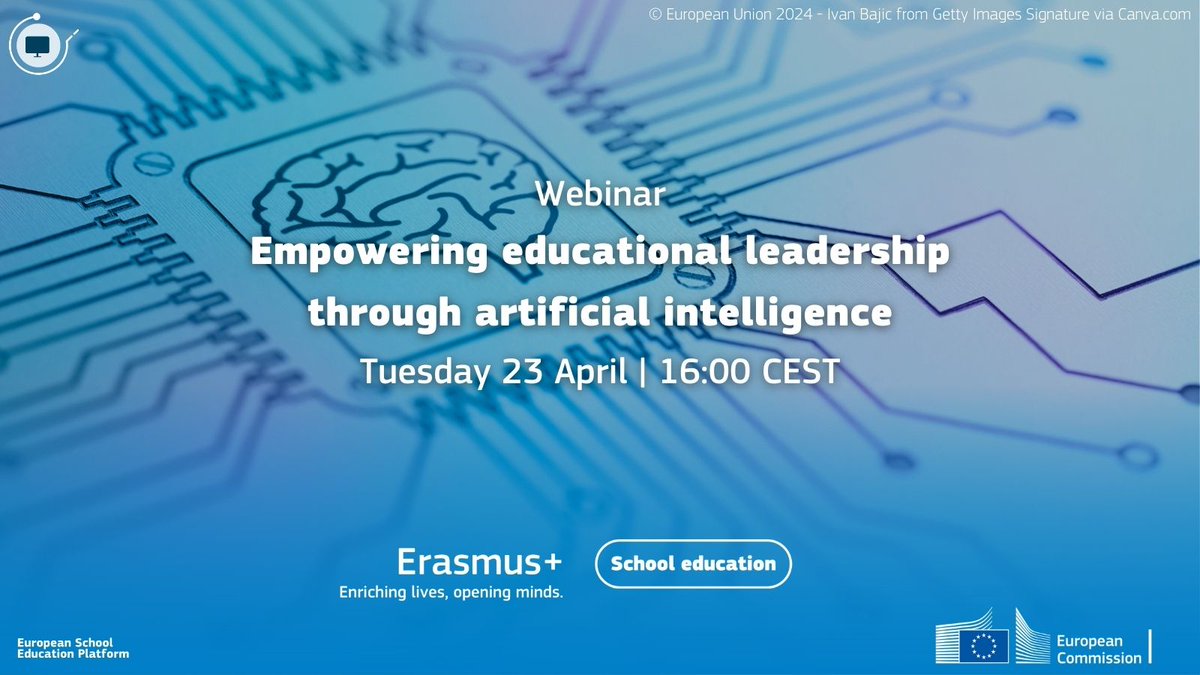Join our speaker🎙️Matthew Montebello to find out how to employ practical ideas for implementing AI tools in the educational institutions! Register now for this webinar 👉 bit.ly/3xpGt5G 📆 Tuesday 23 April 🕒 16:00 CEST